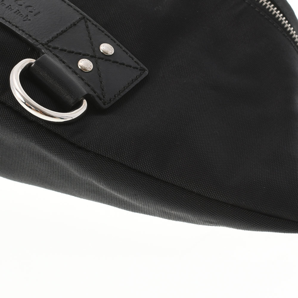 Gucci Body Bag Black Zipper Canvas Shoulder - Picture 12 of 16